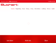 Tablet Screenshot of buchert.de